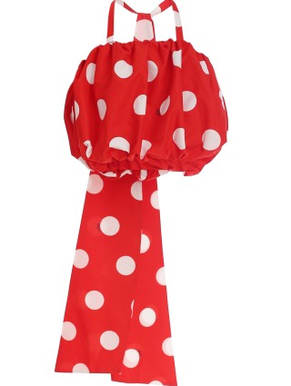 Красный топ MSGM: фото - Invogue